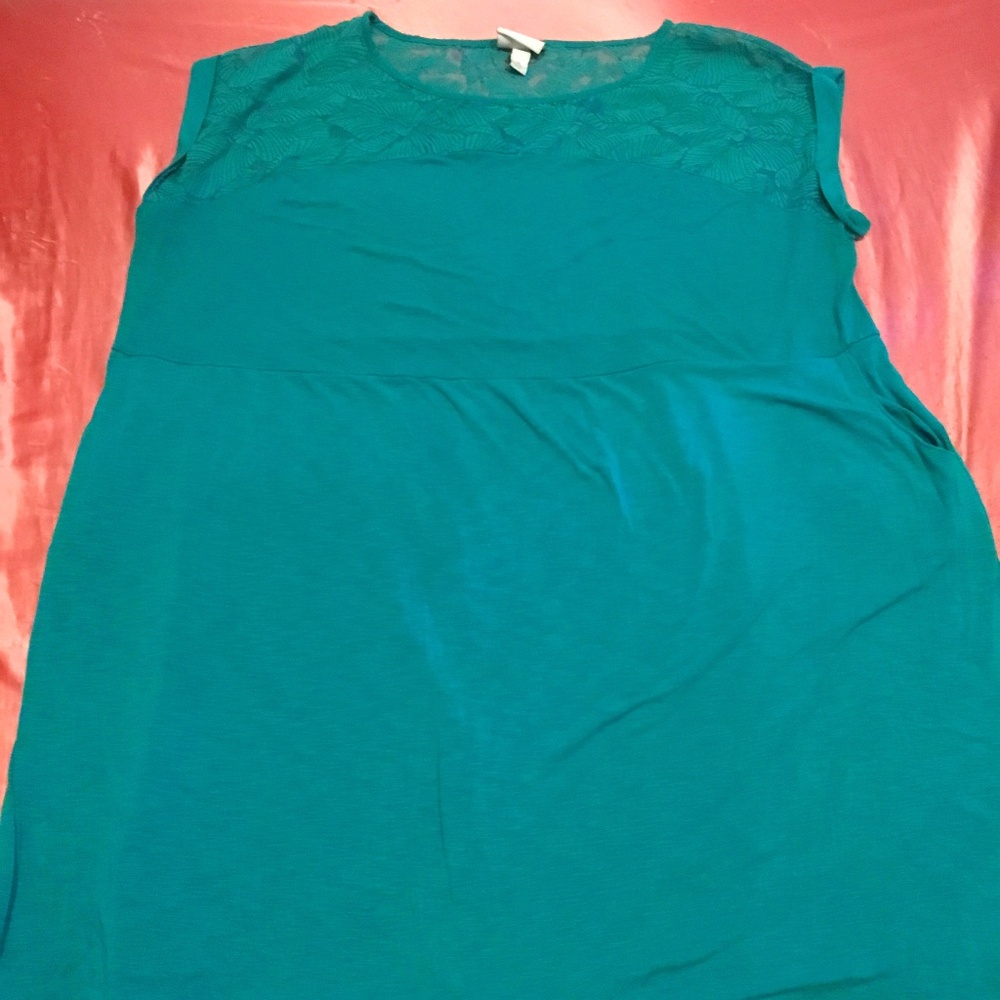 AVA & VIV Green Dress Size 3X